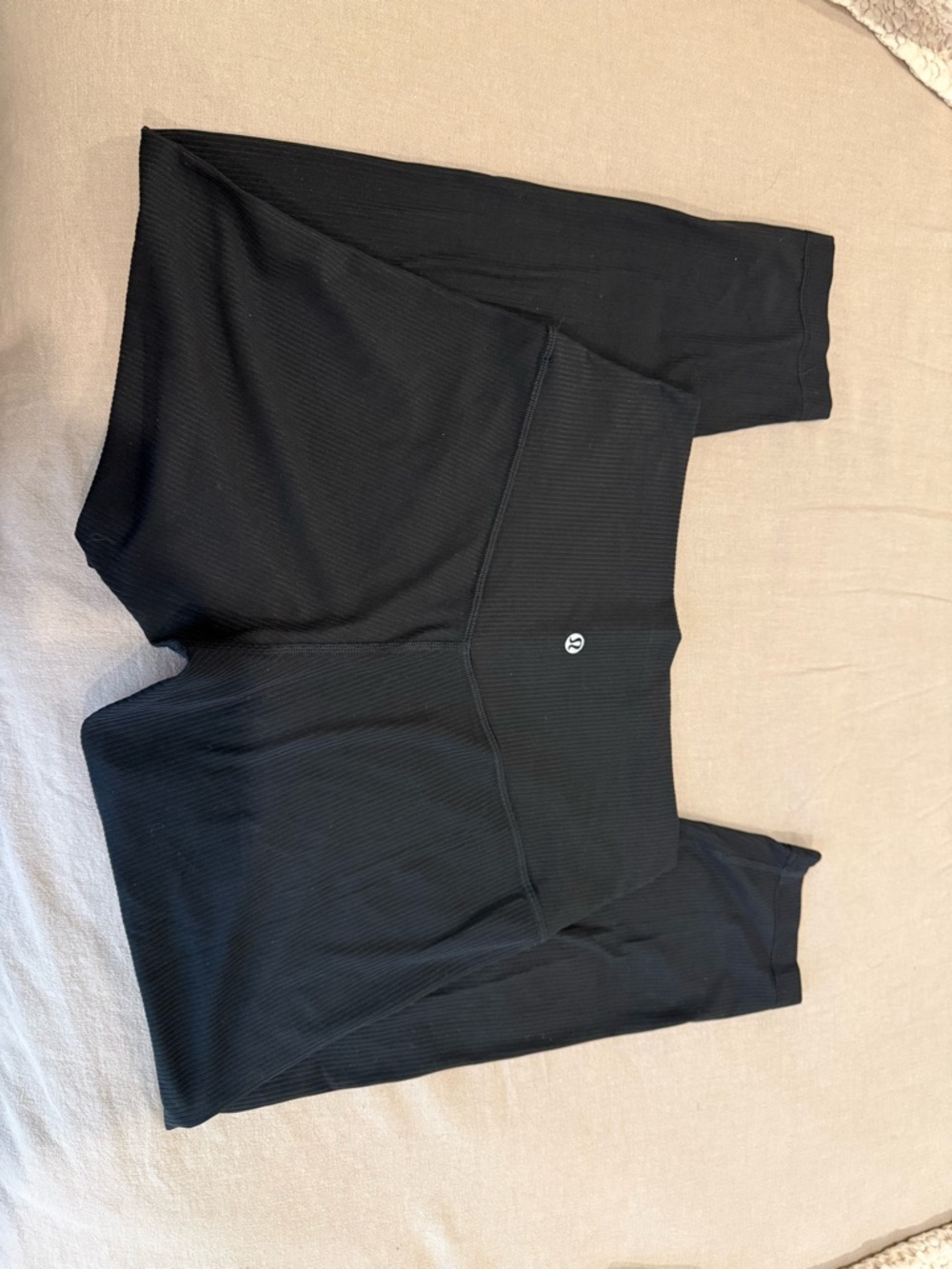 lululemon athletica Black Ribbed High-Rise Leggings - Picture 2 of 5